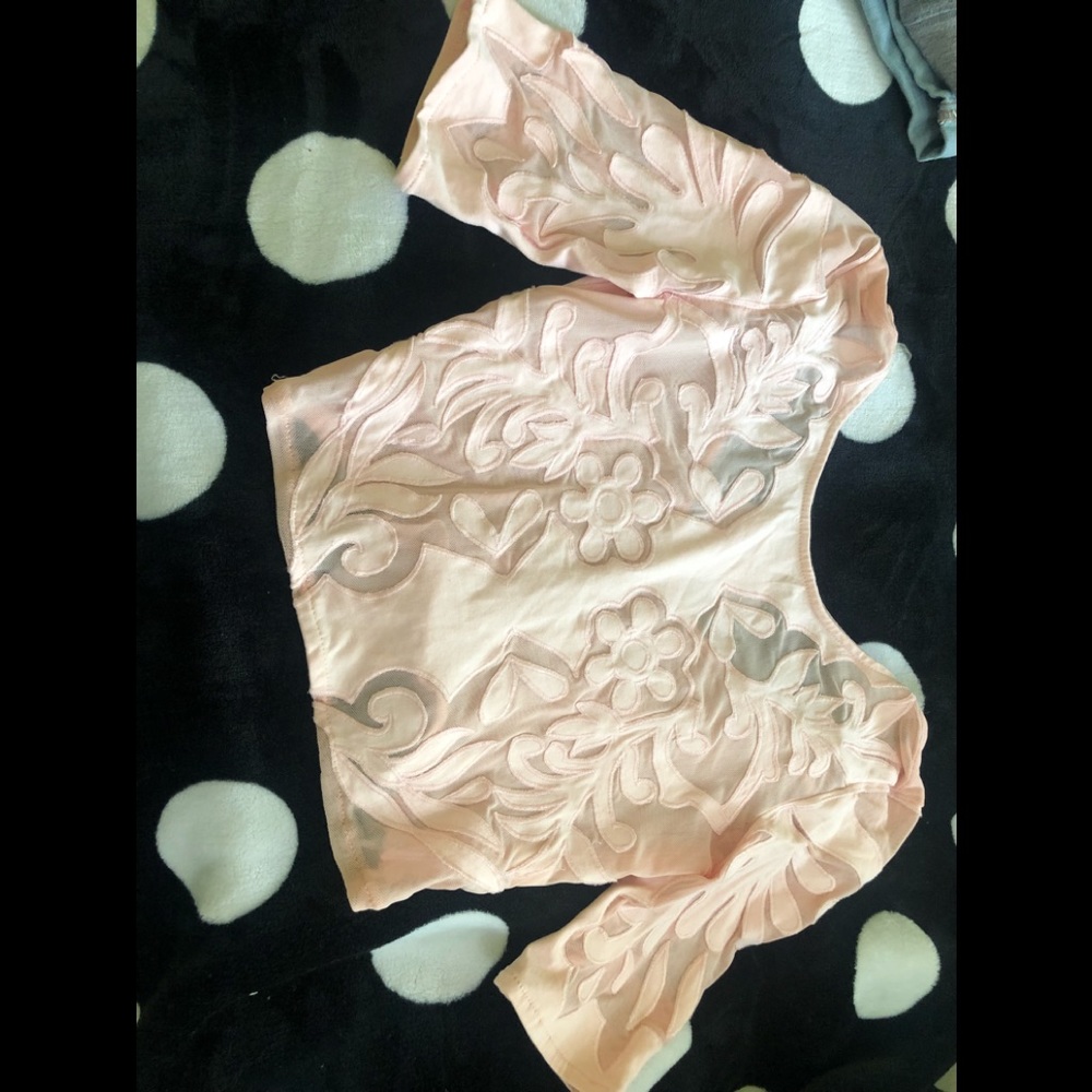 Sheer crop top